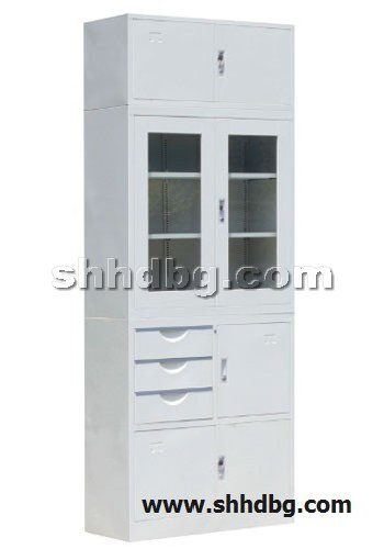 点击查看商品:偏三屉玻璃门加顶柜