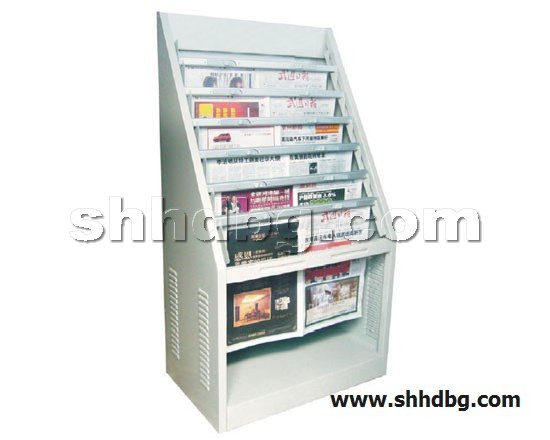 点击查看商品:高档钢制十层书刊报纸架